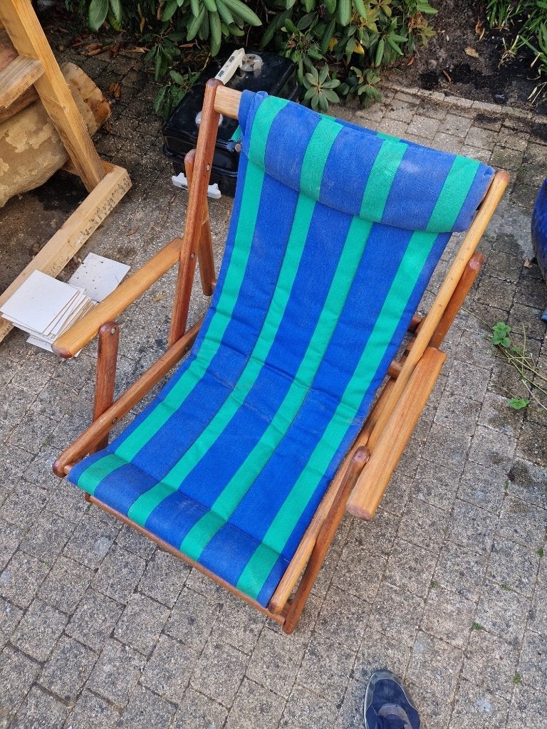 3x Opklapbare standstoel / kampeerstoel, Ophalen, Gebruikt, Campingstoel