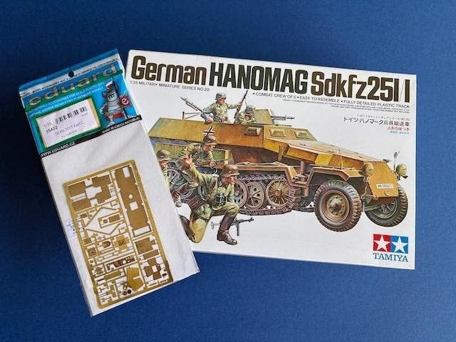 Tamiya	35020	German Hanomag Sd.Kfz.251/1 	1/35 incl EDU PE, Tank, Verzenden, 1:32 tot 1:50, Nieuw