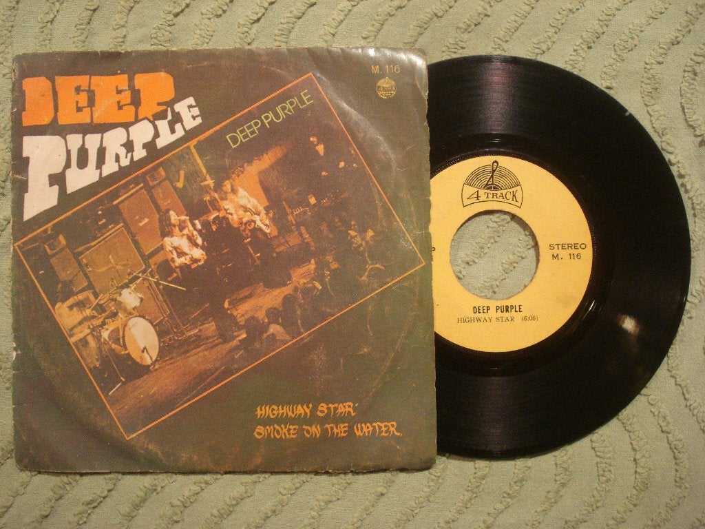 Deep Purple 7" Vinyl Single: ‘Highway star’ (Thailand) 116, Ophalen of Verzenden, Gebruikt, 7 inch, Rock en Metal