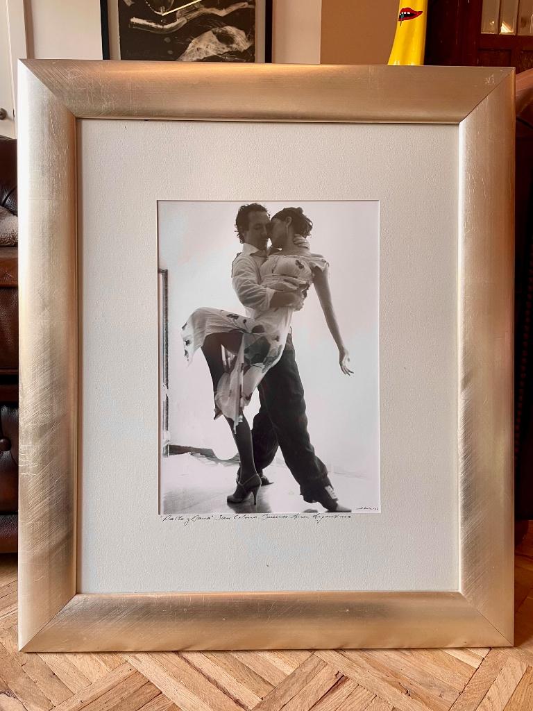 Fotolijst – Tango dans Argentinië / Buenos Aires, Ophalen, Gebruikt, 50 tot 75 cm, 50 tot 75 cm
