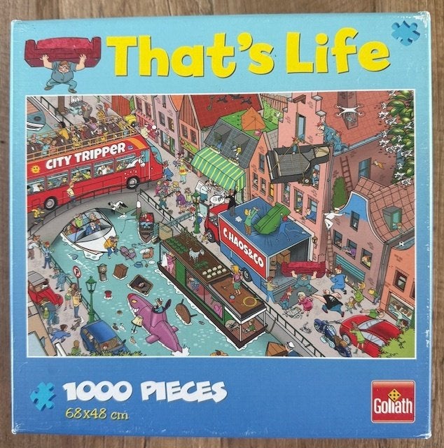 Puzzel That’s Life 1.000 stukjes - Gracht, Ophalen of Verzenden, 500 t/m 1500 stukjes, Zo goed als nieuw, Legpuzzel