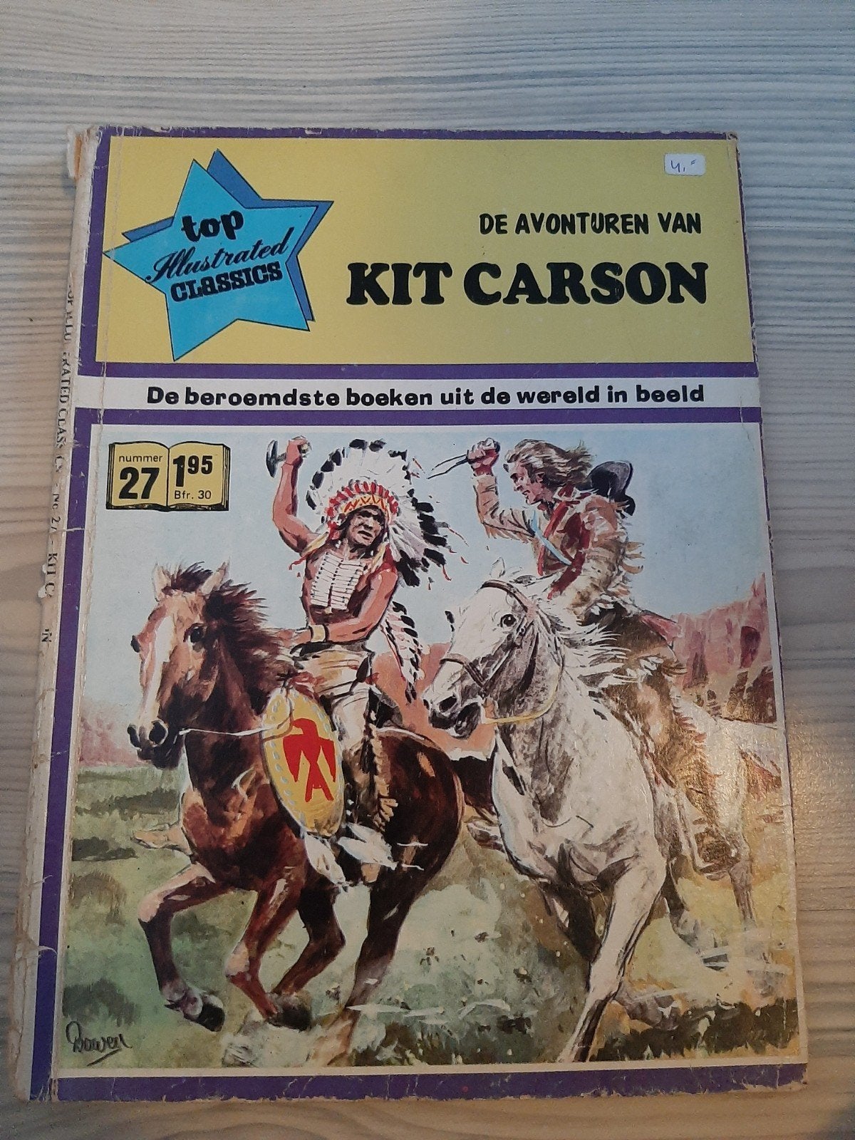 Top Illustrated Classics: De Avonturen van Kit Carson, Ophalen of Verzenden, Gelezen, Onbekend