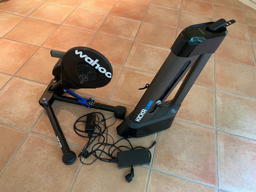 Wahoo Kickr V6 & Kickr Climber, Sport en Fitness, Wielrennen, Ophalen, Zo goed als nieuw, Overige typen