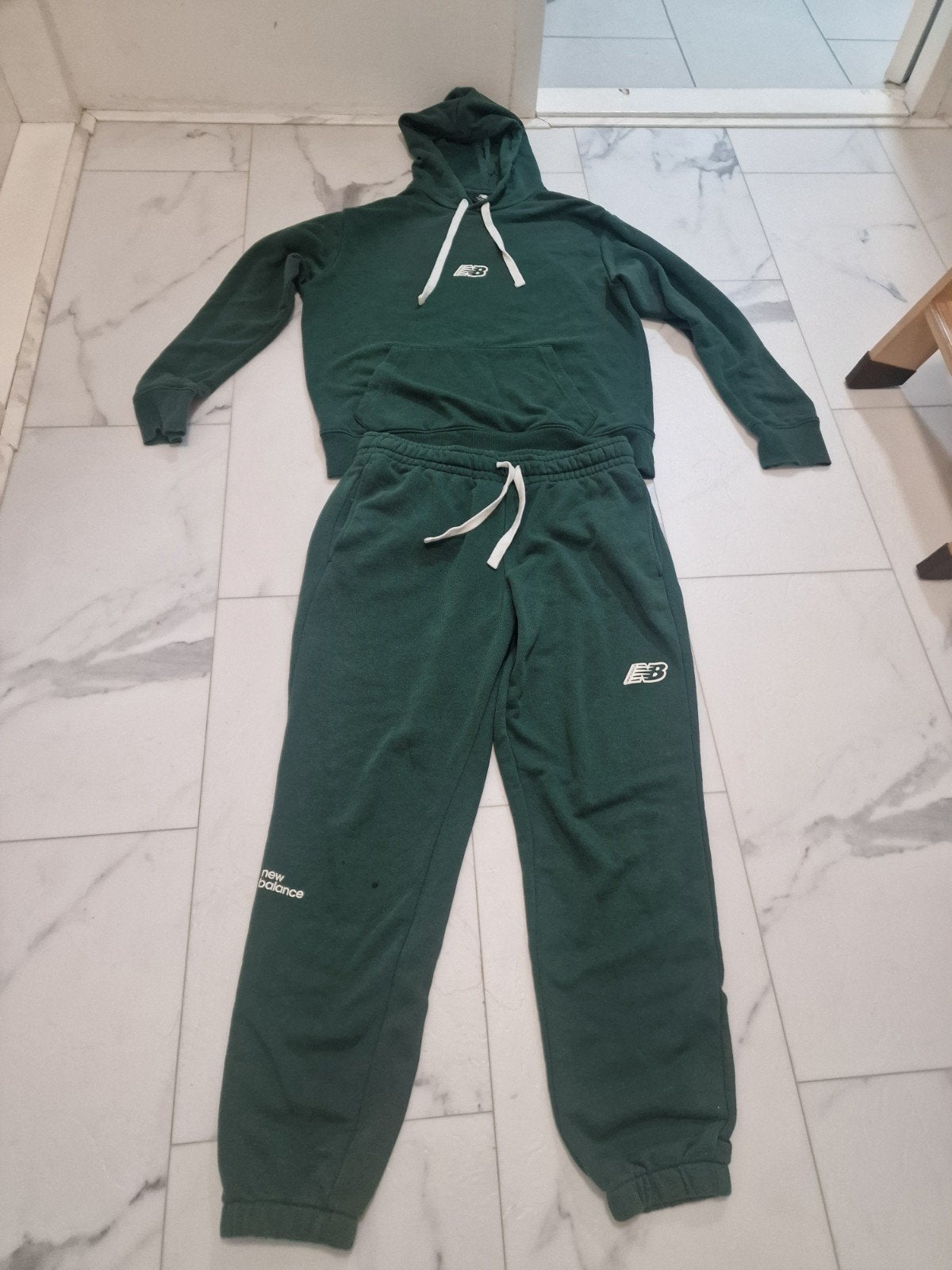New Balance Trainingspak - Groen, Ophalen of Verzenden, Gedragen, New Balance