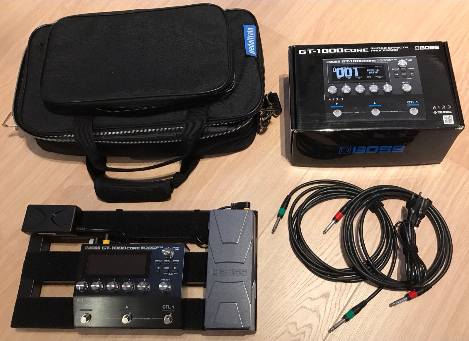 Boss GT-1000 Core met Pedaltrain Metro 16 en EV-30, Muziek en Instrumenten, Effecten, Ophalen of Verzenden, Zo goed als nieuw