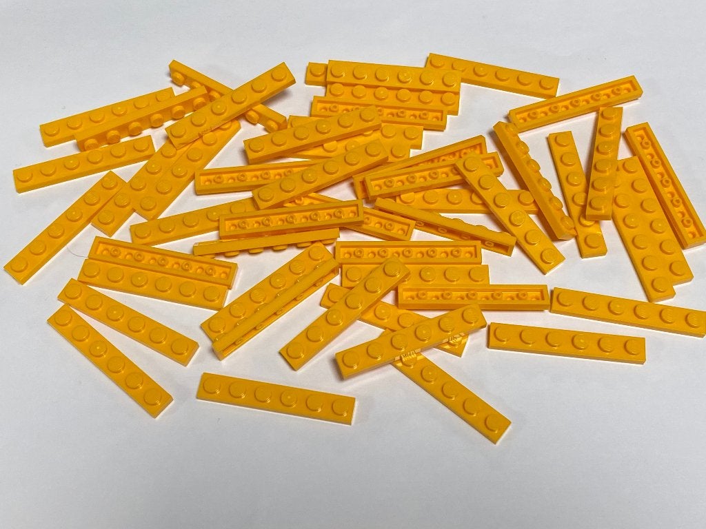 Partij 50x nieuwe 1x6 Lego plaatjes in diverse kleuren, Overige thema's, Lego, Nieuw, Ophalen of Verzenden