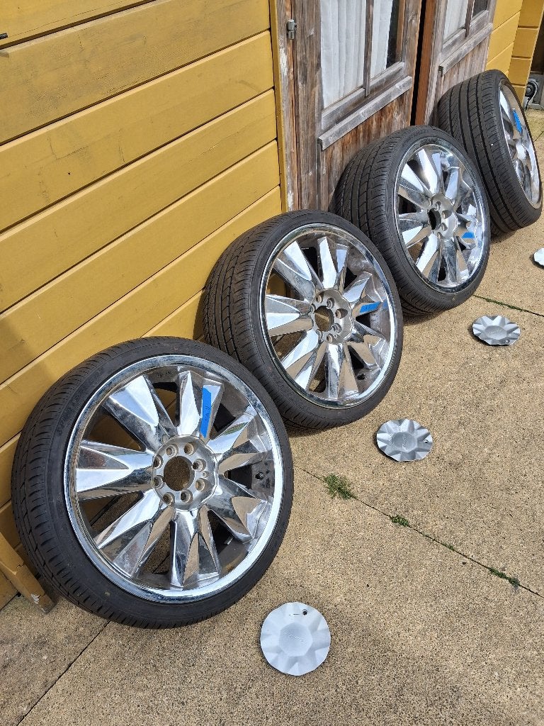 Set CHROME PANTHER velgen 18 inch multisteek  4x100/4x114.3, Ophalen, 18 inch, Banden en Velgen, Personenwagen