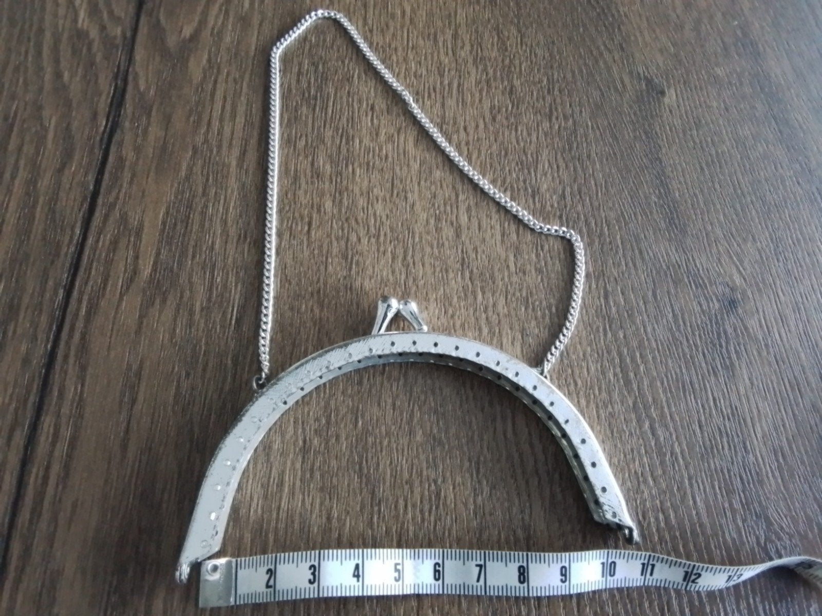 half rond tasjes beugel, leuk om te breien of borduren, Ophalen of Verzenden, Zo goed als nieuw, Handborduren, Onderdeel of Toebehoren