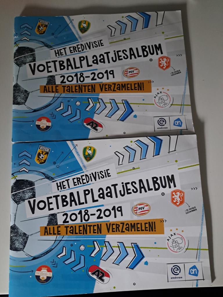 Voetbalplaatjes album 2018-2019 AH, Ophalen of Verzenden, Zo goed als nieuw, Overige binnenlandse clubs, Poster, Plaatje of Sticker