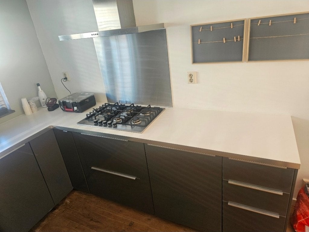 L-vormige keuken en één deel los (maakt U-vorm), Ophalen, Gebruikt, U-keuken, Overige kleuren