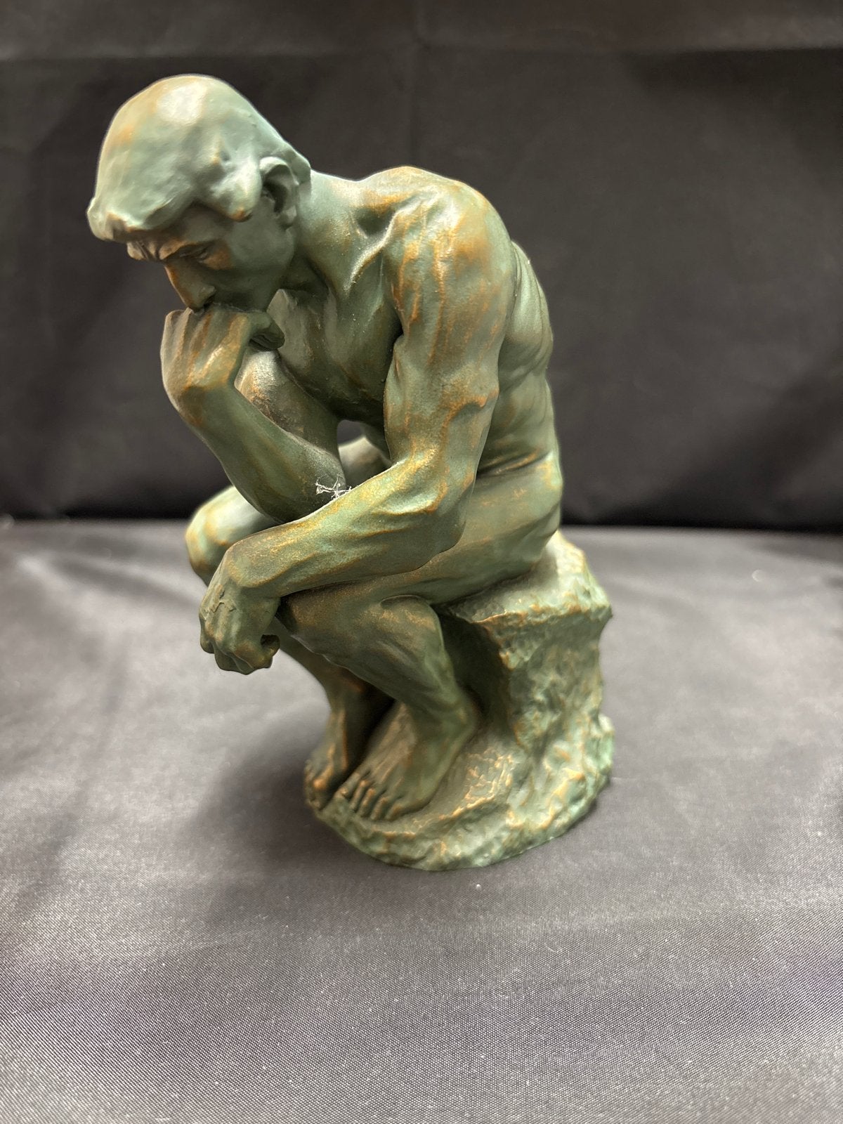Rodin 'De Denker' beeldje buste, Minder dan 20 cm, Ophalen of Verzenden, Gemerkt, Overige materialen