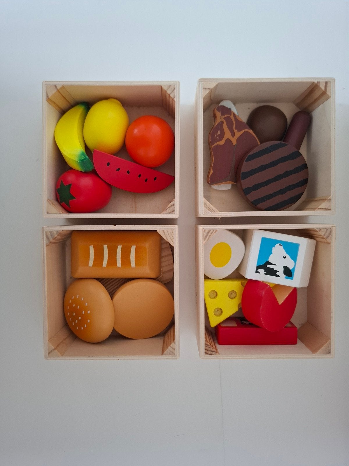 Melissa & Doug Houten Speelgoed Voedsel Set, Ophalen of Verzenden, Zo goed als nieuw, Overige typen