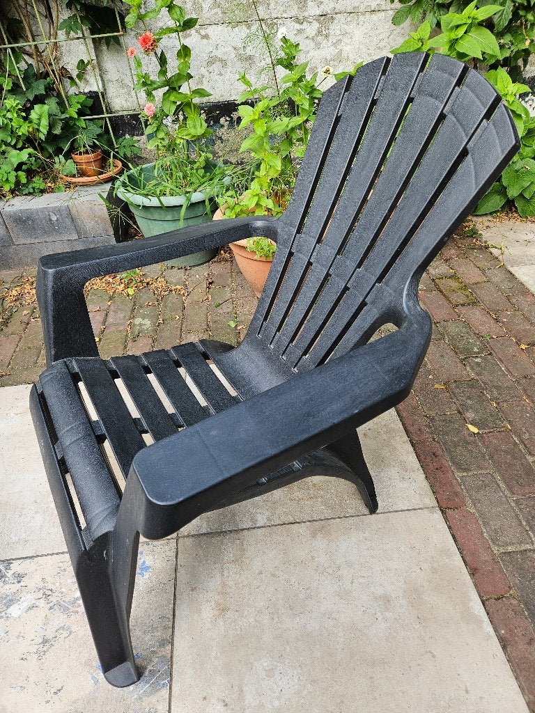 Dolomiti lounge tuinstoelen (4 stuks), Tuin en Terras, Ophalen, Zo goed als nieuw, Kunststof, Stapelbaar