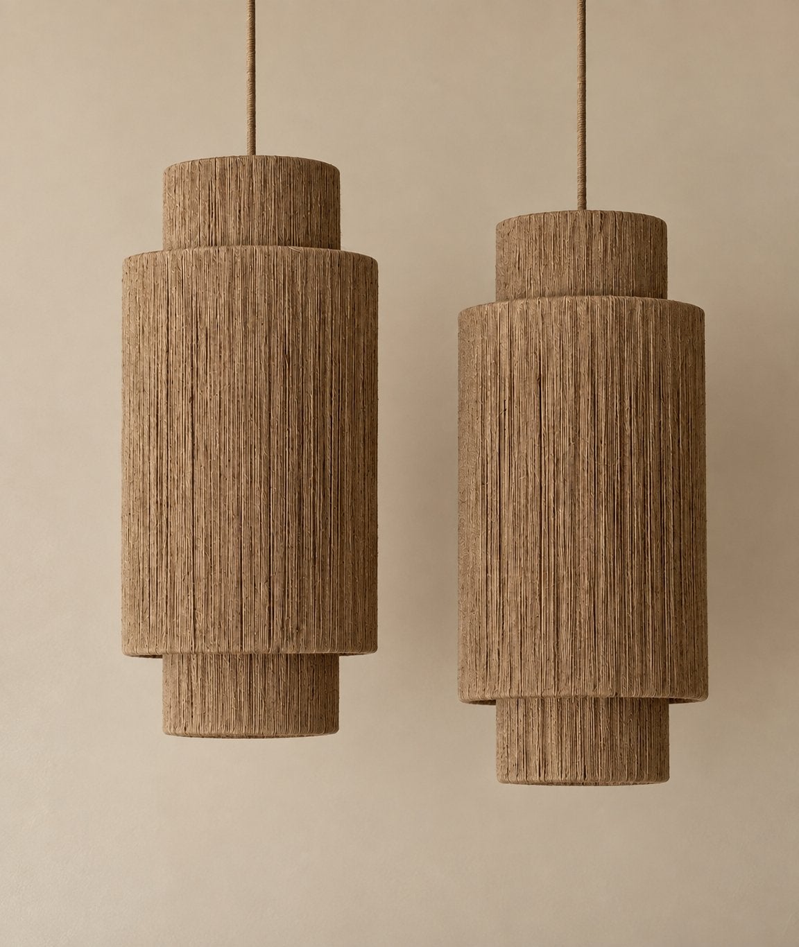 Rotan jute hanglampen sissy boy zara home, Ophalen of Verzenden, Zo goed als nieuw