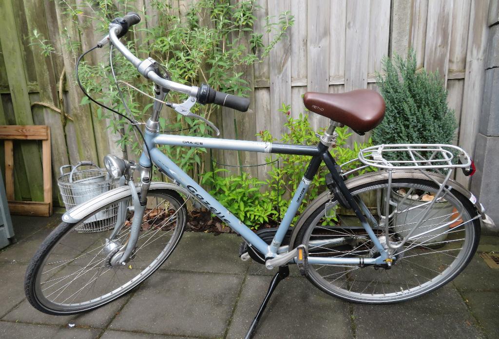 heren fiets, Gebruikt, Versnellingen, 57 tot 61 cm, Trommelrem