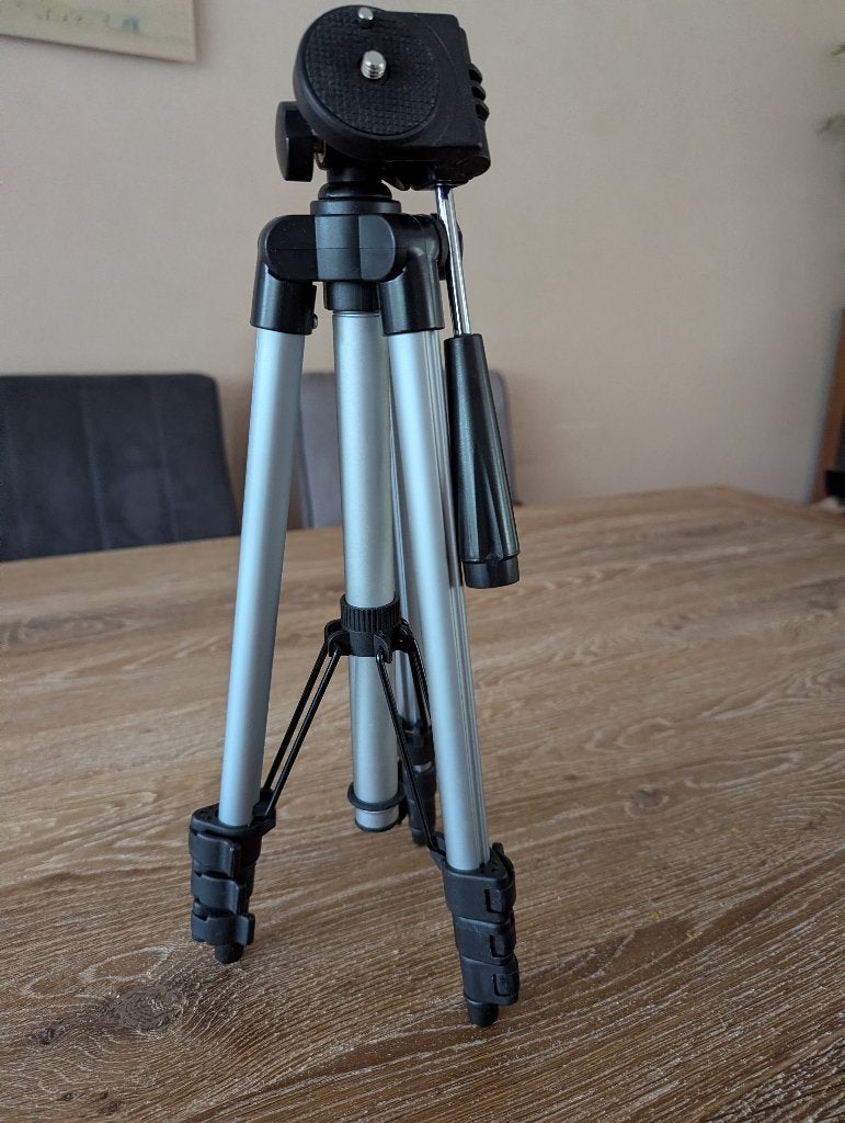 Lichtgewicht statief, Ophalen, 125 cm of minder, Flexibele poten, Driepoot