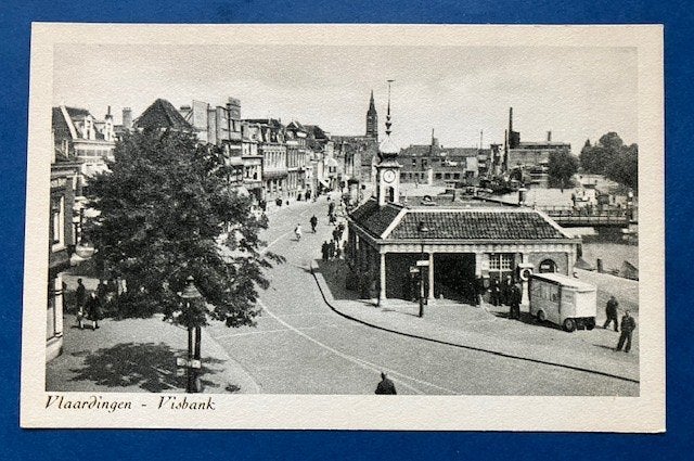 Vlaardingen, Visbank Westhavenkade, Ophalen of Verzenden, 1920 tot 1940, Ongelopen, Zuid-Holland