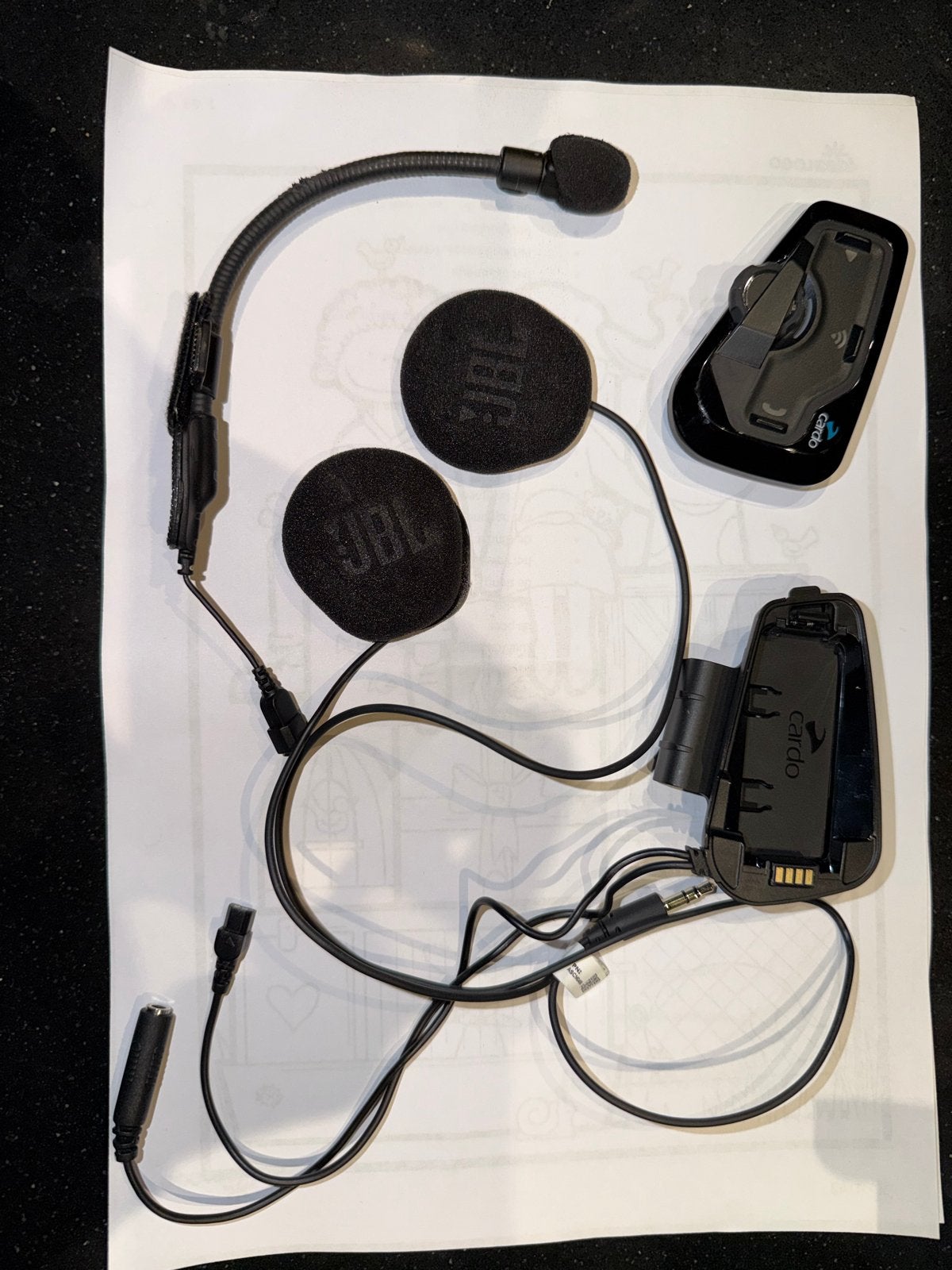 Cardo Freecom 4+ JBL Motorhelm Communicatiesysteem, Ophalen of Verzenden, Gebruikt