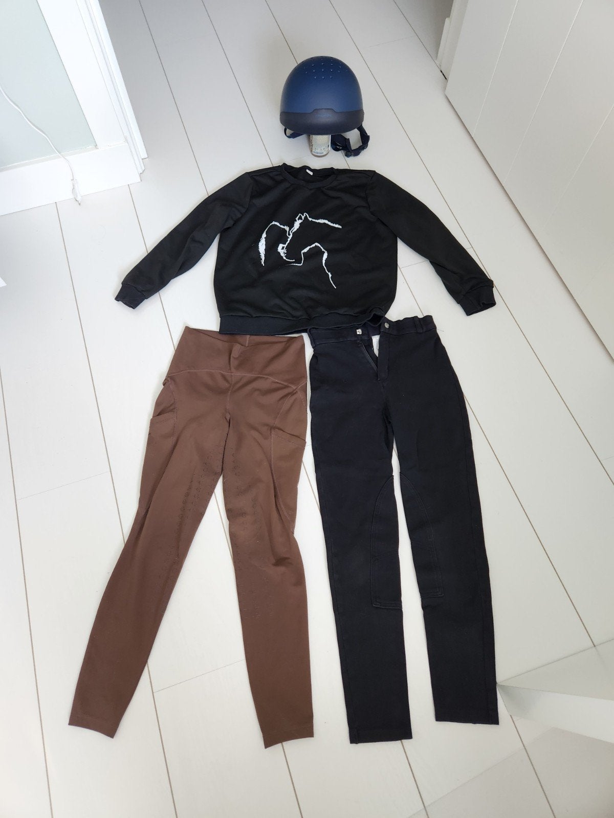 Paardrijd kleding, Dieren en Toebehoren, Paardrijkleding, Ophalen, Gebruikt, Kinderen, Overige typen