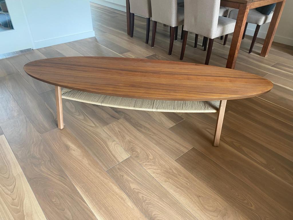IKEA Stockholm salontafel walnoot, Huis en Inrichting, Tafels | Salontafels, Ophalen, 50 tot 100 cm, Zo goed als nieuw, 150 tot 200 cm