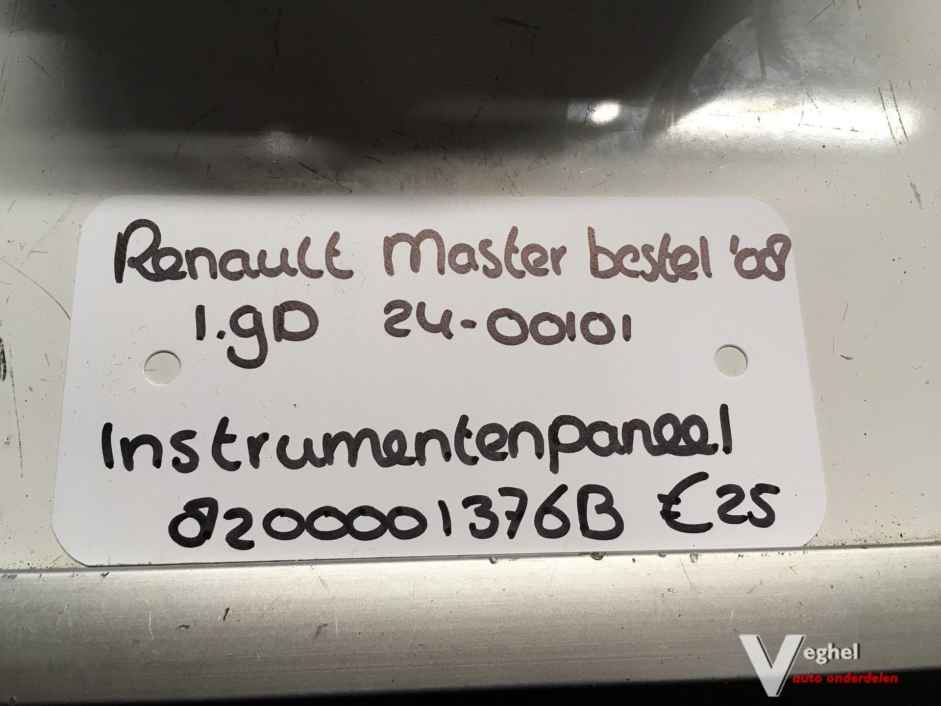 Renault Master Bestel 1.9 D 2400101 2007  Instrumentenpaneel, Gebruikt, -, -, Ophalen of Verzenden