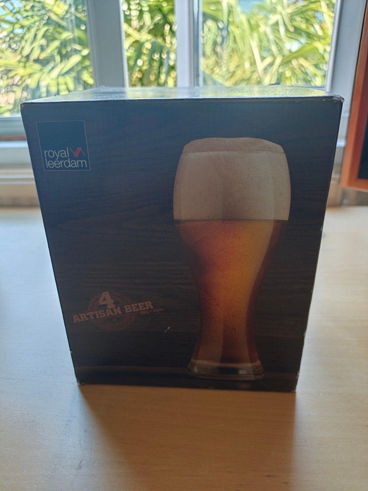 4 splinternieuwe Royal Leerdam pint glazen, Huis en Inrichting, Ophalen of Verzenden, Nieuw, Glas, Overige merken