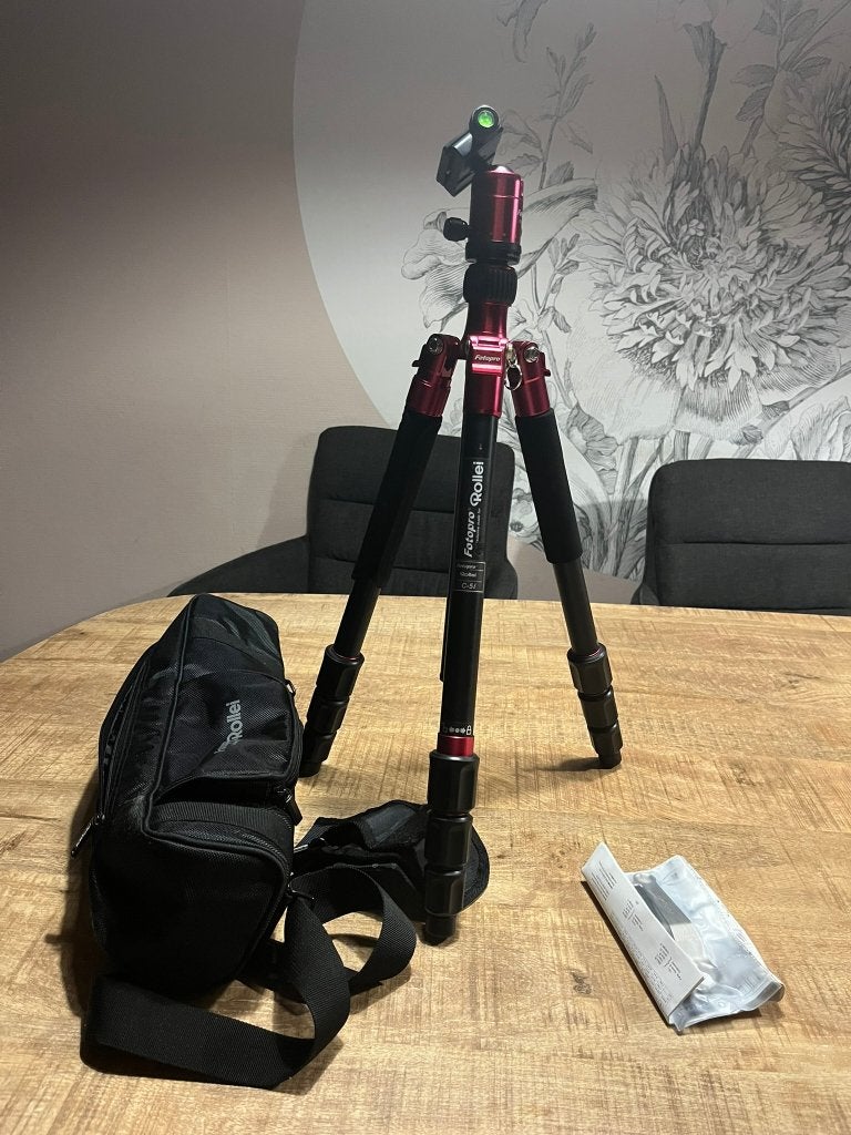 Rollei Fotopro C5i statief – zgan – 8 kg draagvermogen, Monopod functie, Zo goed als nieuw, 150 tot 175 cm, Rollei