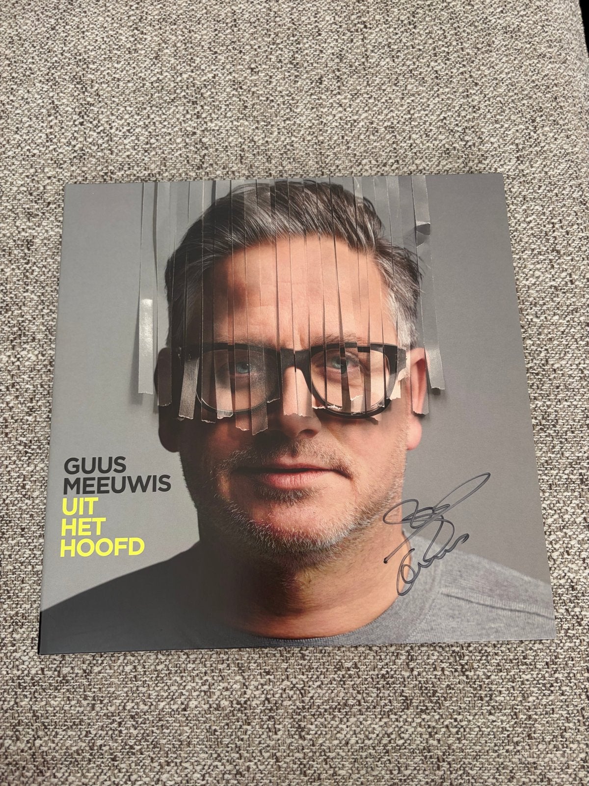 Guus Meeuwis - Uit Het Hoofd (Gesigneerd) LP, Cd's en Dvd's, Vinyl | Nederlandstalig, LP, Gesigneerd, Ophalen of Verzenden, Zo goed als nieuw