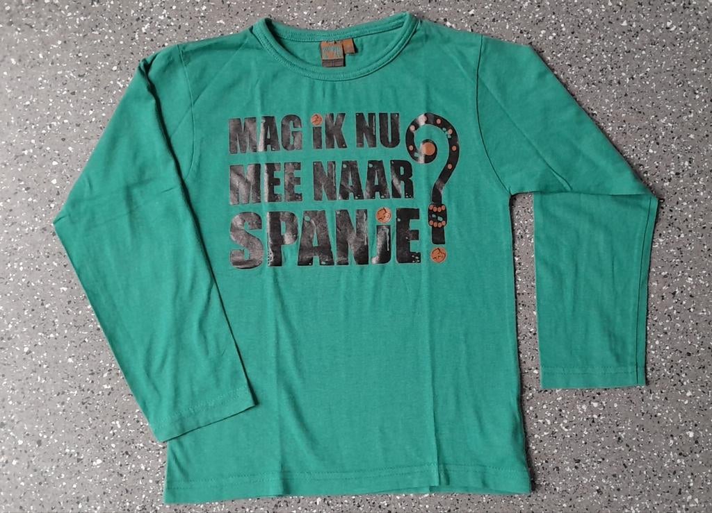 Lilong sleeve Sinterklaas ~ maat 116 - 122, Jongen of Meisje, Ophalen of Verzenden, Zo goed als nieuw, Shirt of Longsleeve
