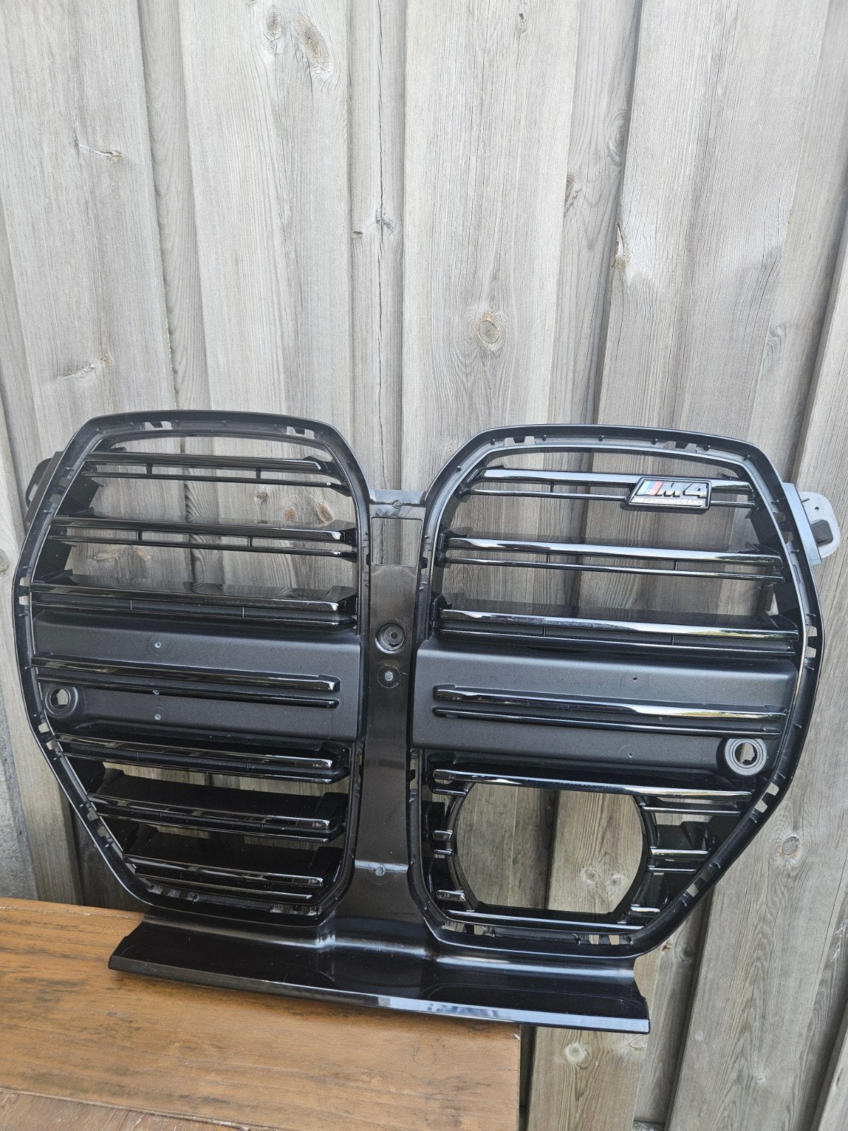BMW M4 Competition Grille - Glanzend Zwart, Gebruikt, Voor, Ophalen of Verzenden, Bumper