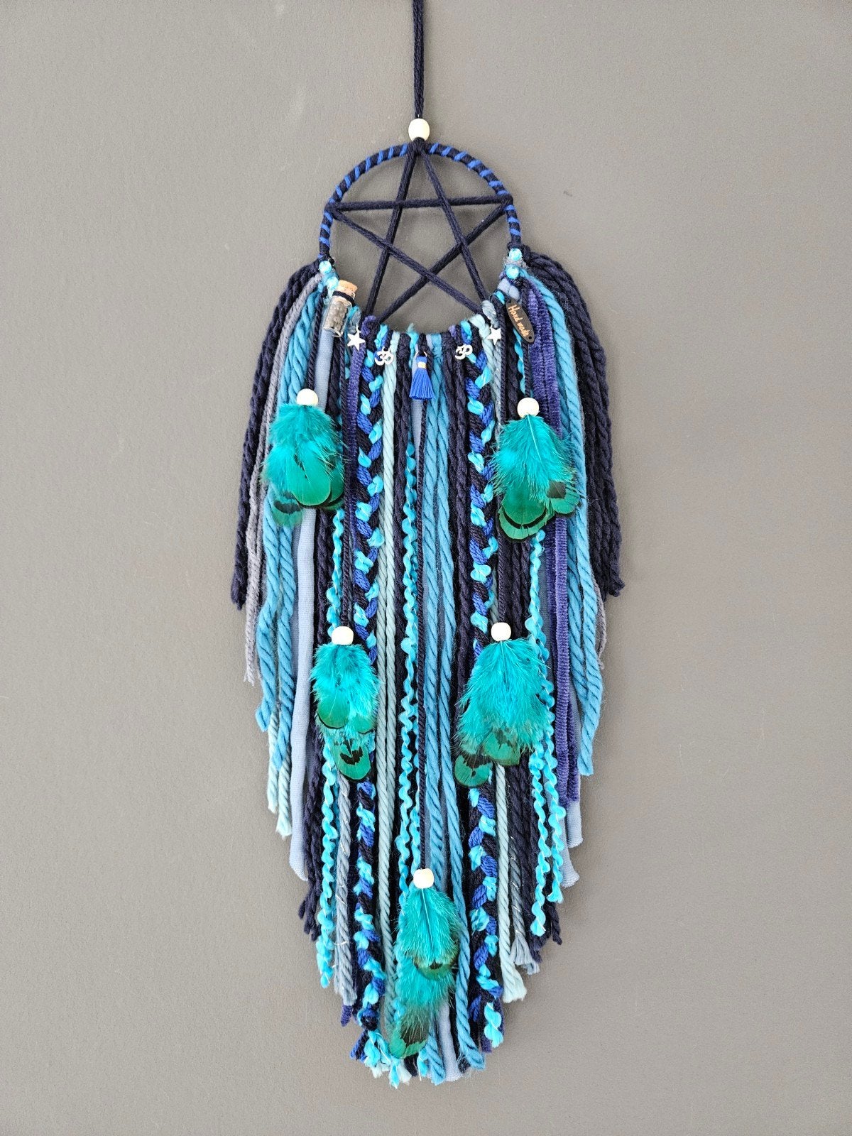 dromenvanger navy blauw ster kinderkamer boho decoratie, Ophalen of Verzenden, Nieuw