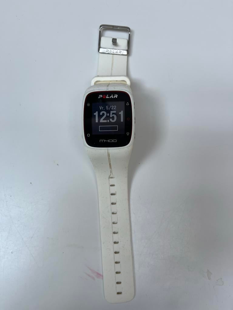 Polar M400 GPS sporthorloge - Wit, Afstand, Wit, Ophalen of Verzenden, Zo goed als nieuw