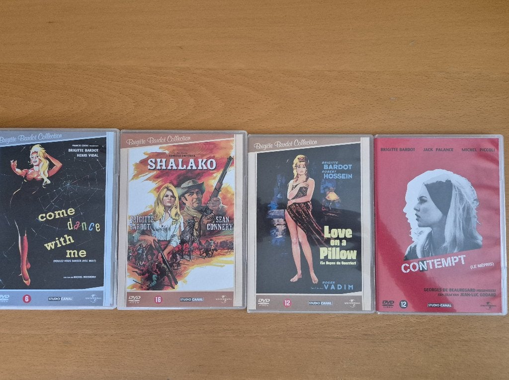 Brigitte Bardot 4 films, Drama, Ophalen of Verzenden, Zo goed als nieuw, Frans