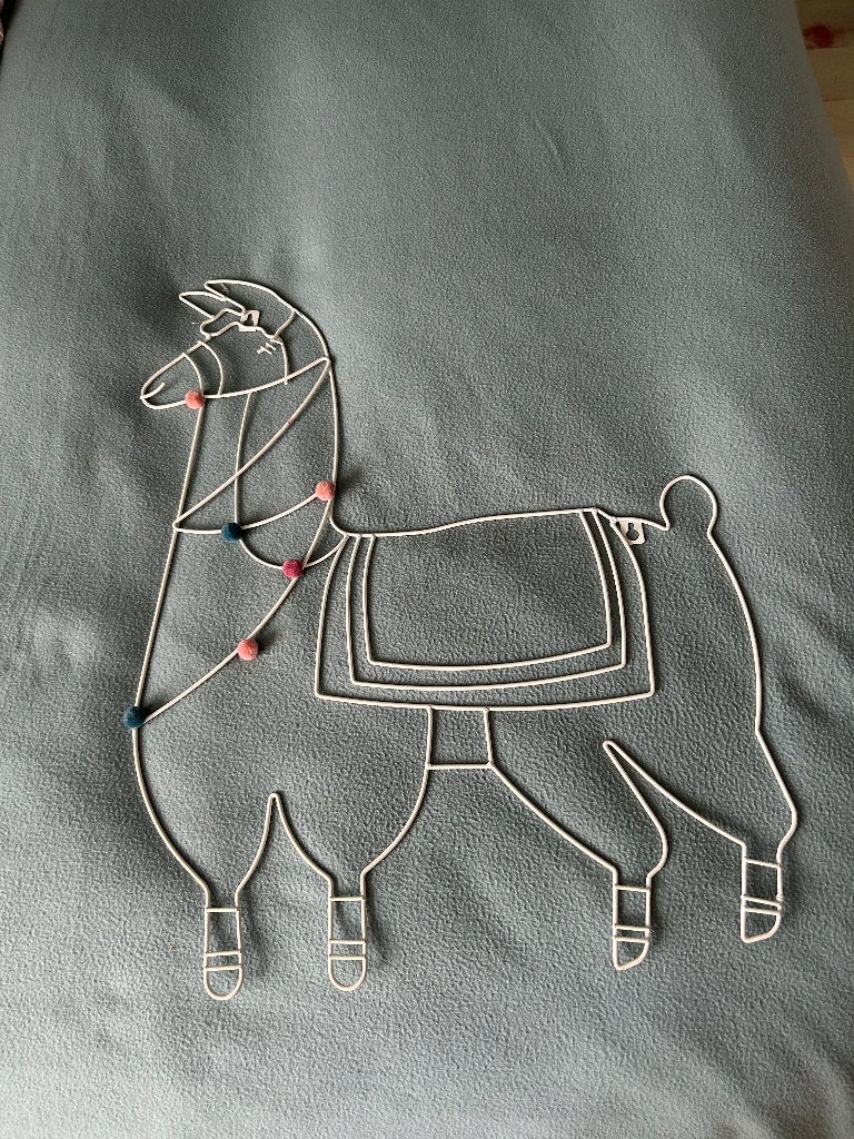 Alpaca Decoratie nieuw  60 cm, Ophalen of Verzenden, Nieuw, Wanddecoratie