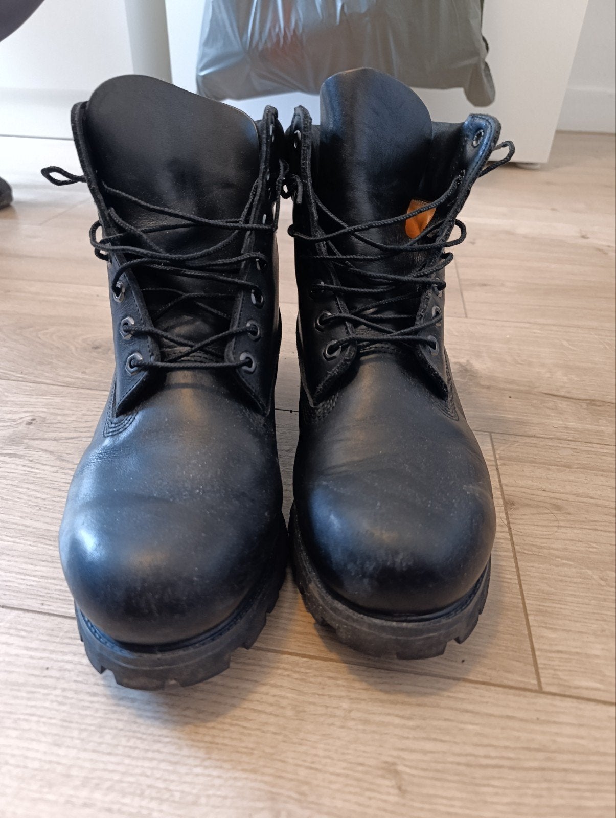 Zwarte Timberland laarzen - Maat 43, Kleding | Heren, Ophalen of Verzenden, Zo goed als nieuw