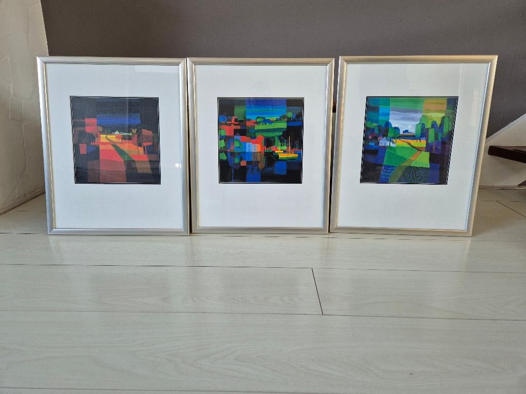 Ton Schulten ingelijste posters, Huis en Inrichting, Ophalen, Minder dan 50 cm, 50 tot 75 cm, Zo goed als nieuw