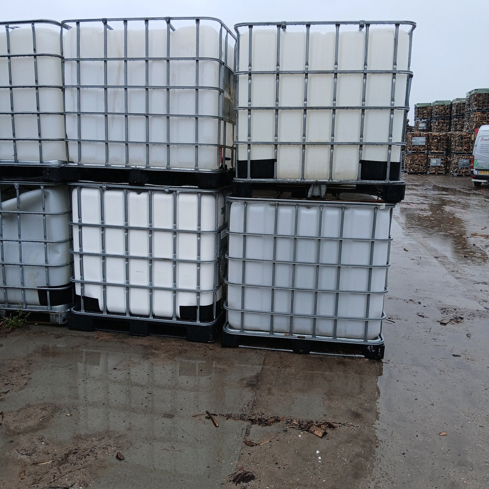 IBC containers, 150 liter of meer, Ophalen