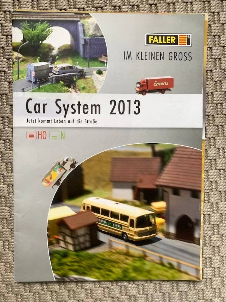 Faller Car System Catalogus 2013 - HO N, Overige merken, Gebruikt, 1:50 of kleiner, Overige typen