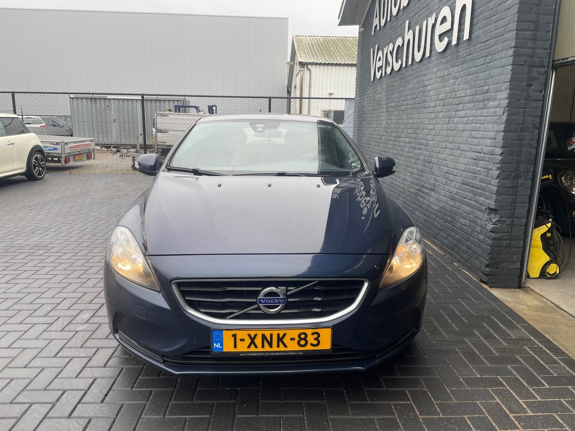 Volvo V40 2.0 T5 polestar performance R-Design dealer onderh, Stof, Gebruikt, 4 cilinders, Blauw