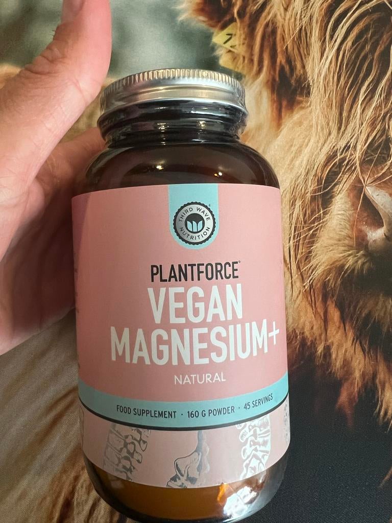 Plantforce Vegan Magnesium+ Natural Voedingssupplement, Ophalen of Verzenden, Nieuw