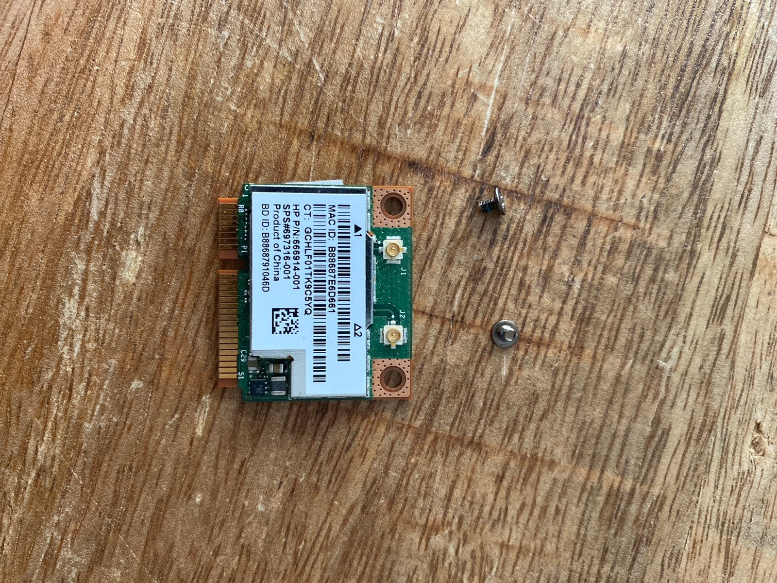 HP WLAN-kaart 666914-001 / 697316-001, Ophalen of Verzenden, Gebruikt