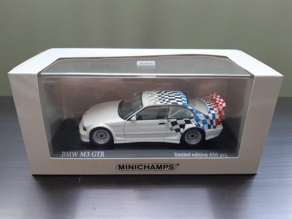 Minichamps BMW M3 GTR - 1/43, Ophalen of Verzenden, Nieuw, Auto, MiniChamps
