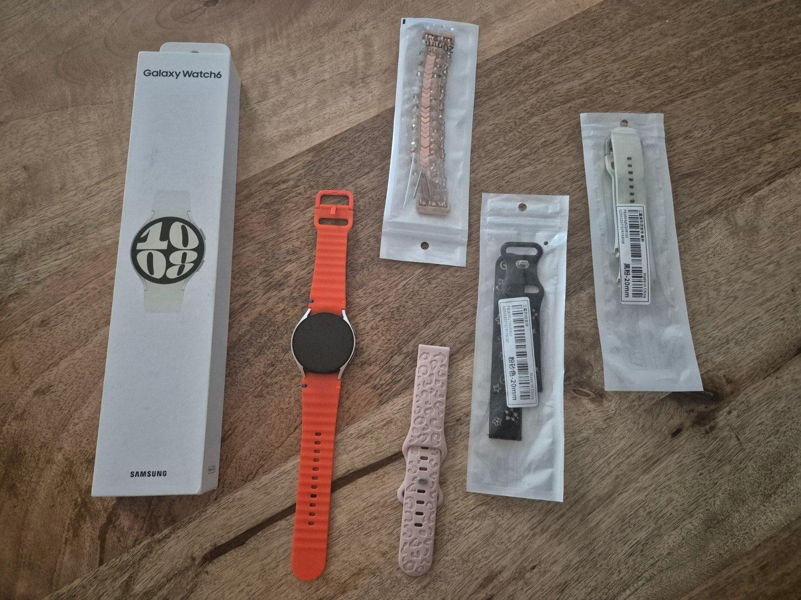 Samsung Galaxy smartwatch 6., Ophalen, Zo goed als nieuw, Zwart, Android