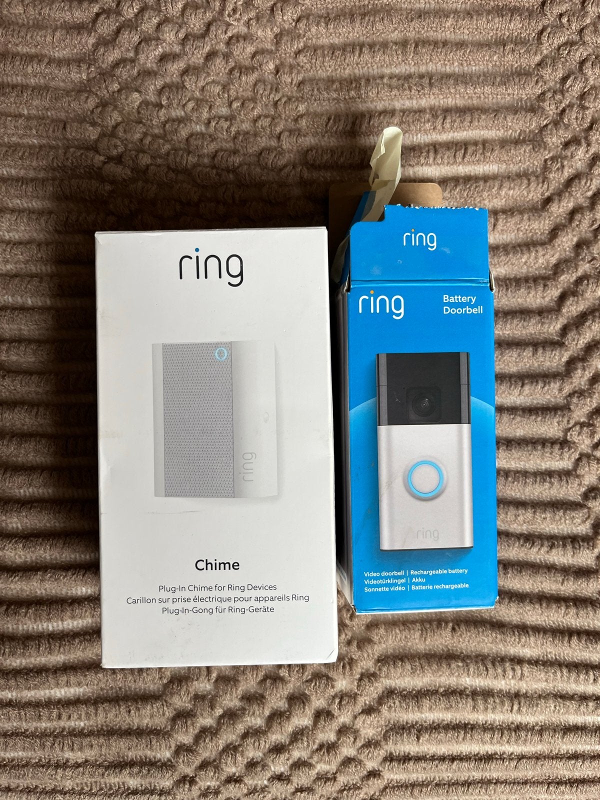 Ring deurbel & Chime - Nieuw en ongebruikt, Ophalen of Verzenden, Bewegingsdetectiesensor, Nieuw, Draadloos