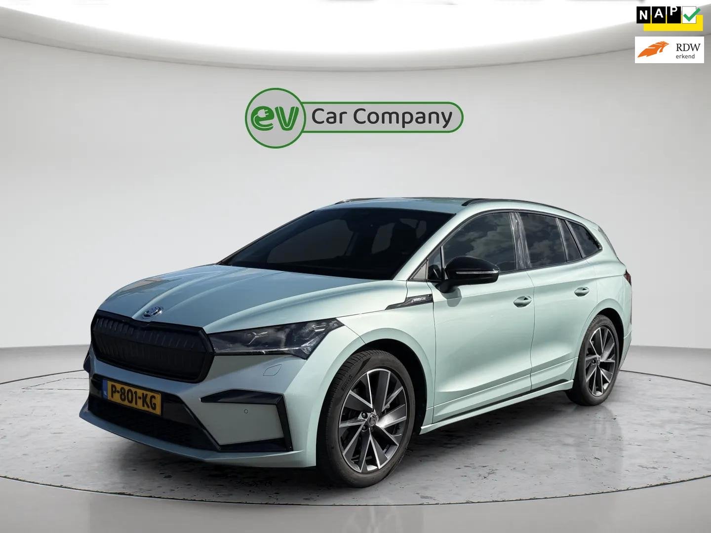 Skoda Enyaq iV 60 Sportline | SOH 91% | Camera | Carplay | S, Auto's, Automaat, Gebruikt, 110 €/maand, 179 pk