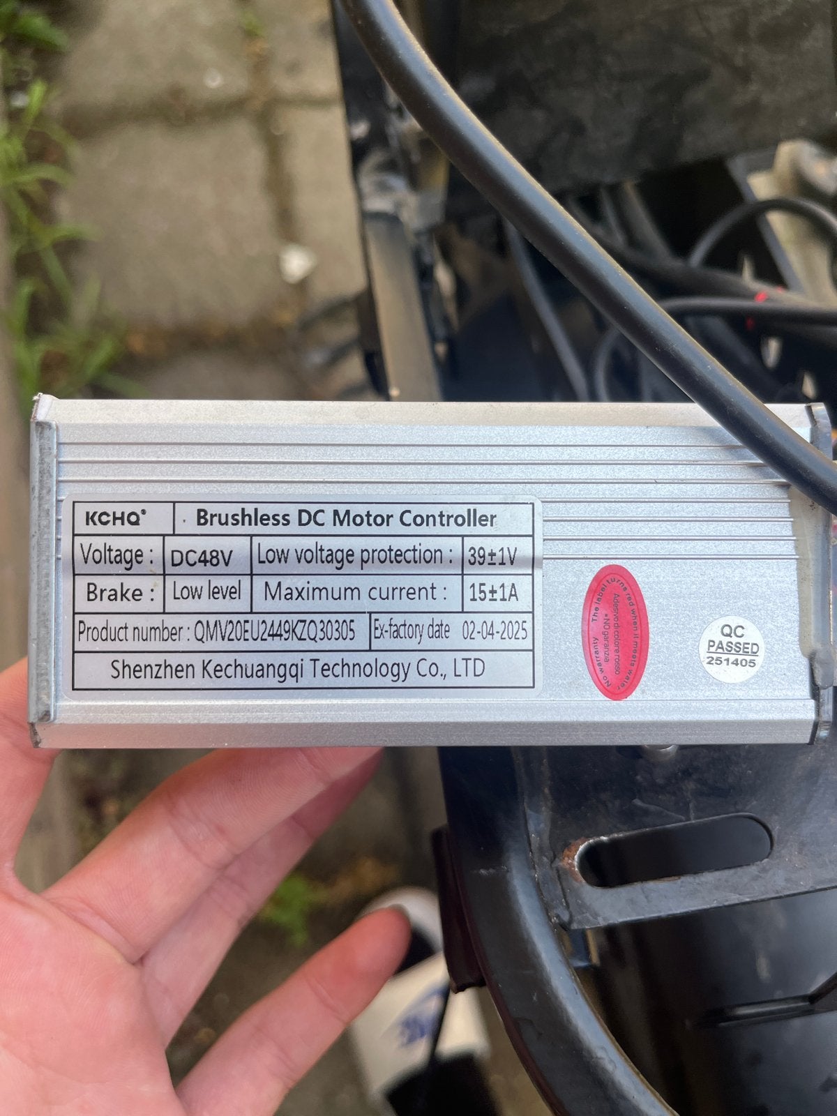 KCHQ Fatbike Controller 48V 15A opvoerbaar, Nieuw, Motor, Aluminium, Ophalen