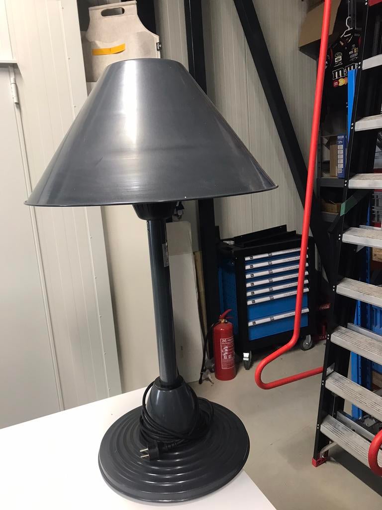 Elektrische tafel terrasverwarming paddestoel model, Ophalen, Zo goed als nieuw