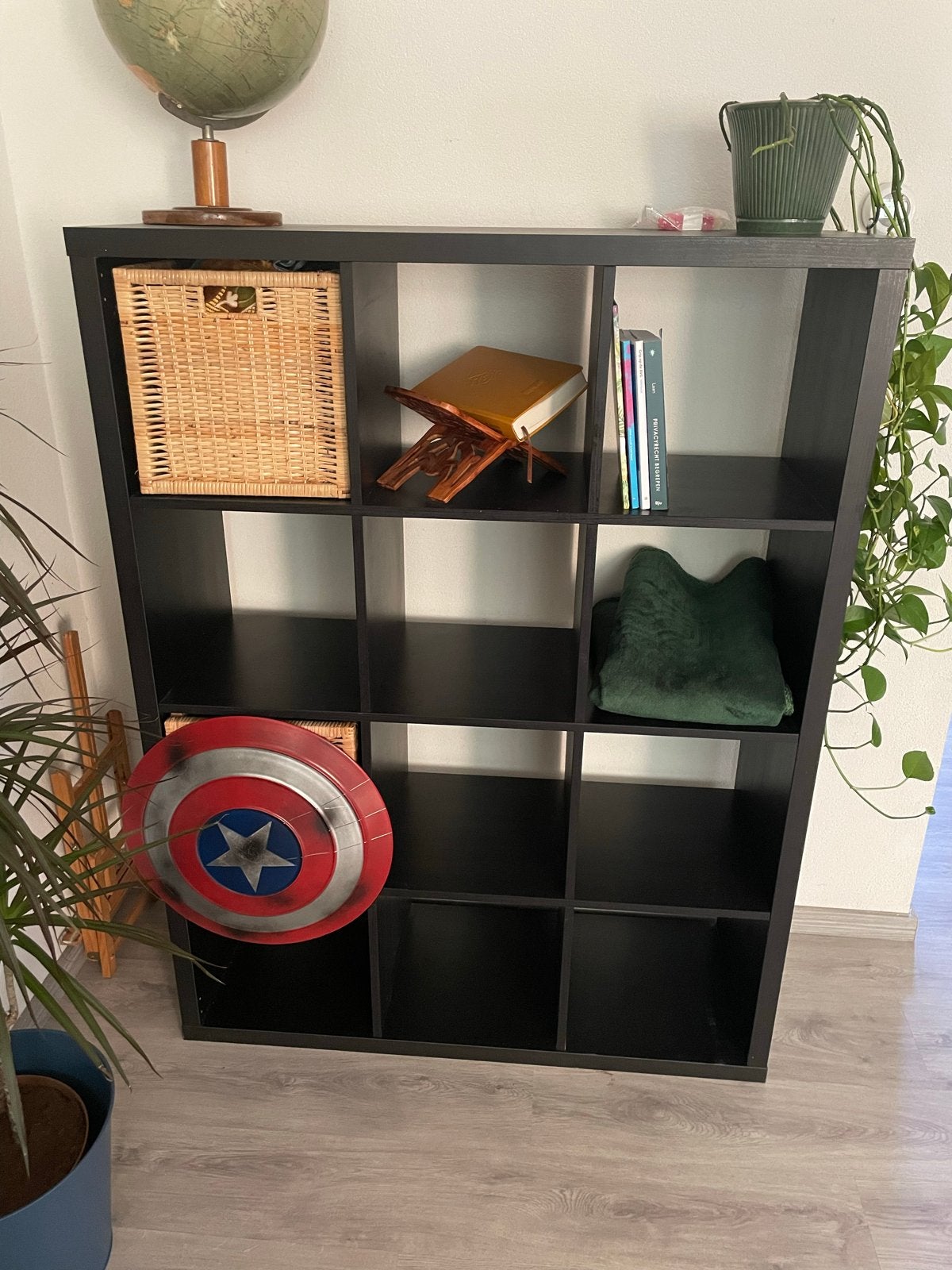 IKEA Kallax Kast - Zwartbruin 4x3 vakken, Ophalen, Gebruikt