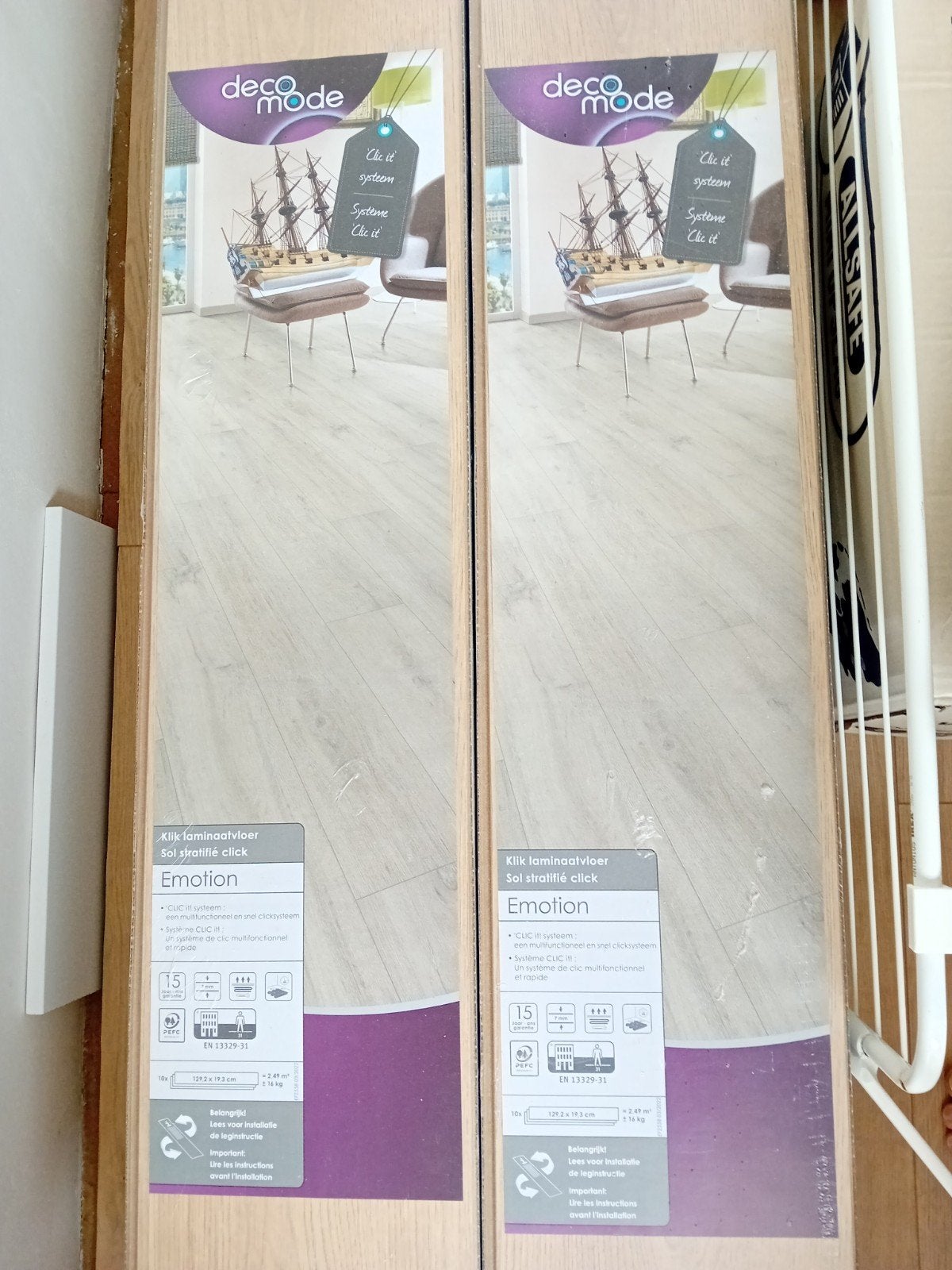 Nieuwe Deco Mode Laminaatvloer Emotion - Venetië - ca. 15 m², Doe-het-zelf en Verbouw, Ophalen, 50 tot 150 cm, Nieuw, 10 m² of meer