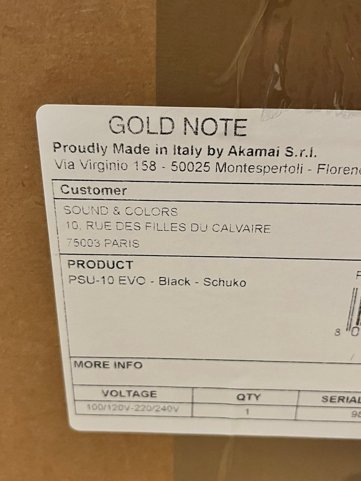 Gold Note HP-10 & PSU-10 EVO.  Klasse-A Hoofdtelefoonset, Ophalen of Verzenden, Zo goed als nieuw, Overige merken
